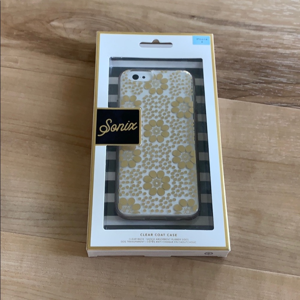 Sonix gold floral phone case